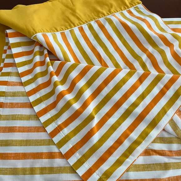 Vintage Bedding Vintage Penneys Stripped Twin Flat Sheet Poshmark